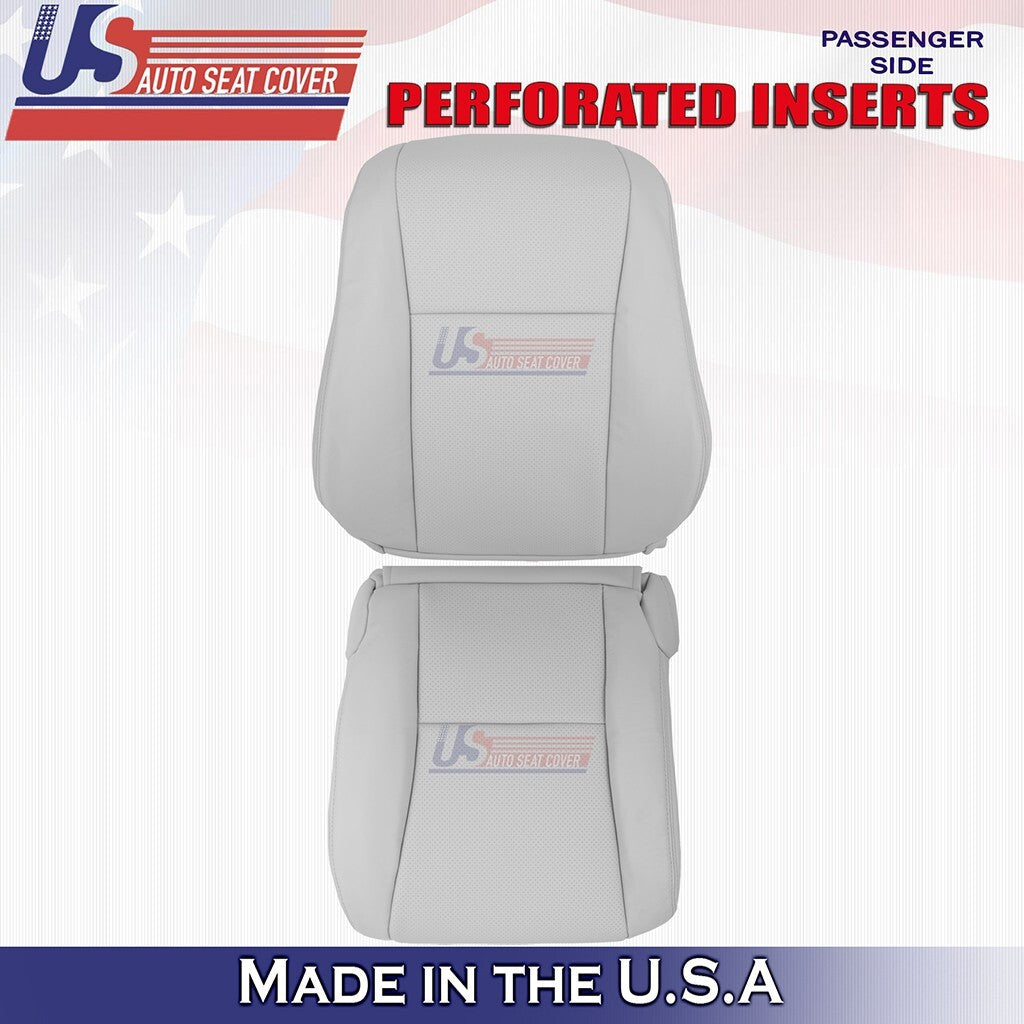 2007 to 2012 Fits Lexus LS460 LS600h Passenger Bottom &Top Leather Cover Lt Gray