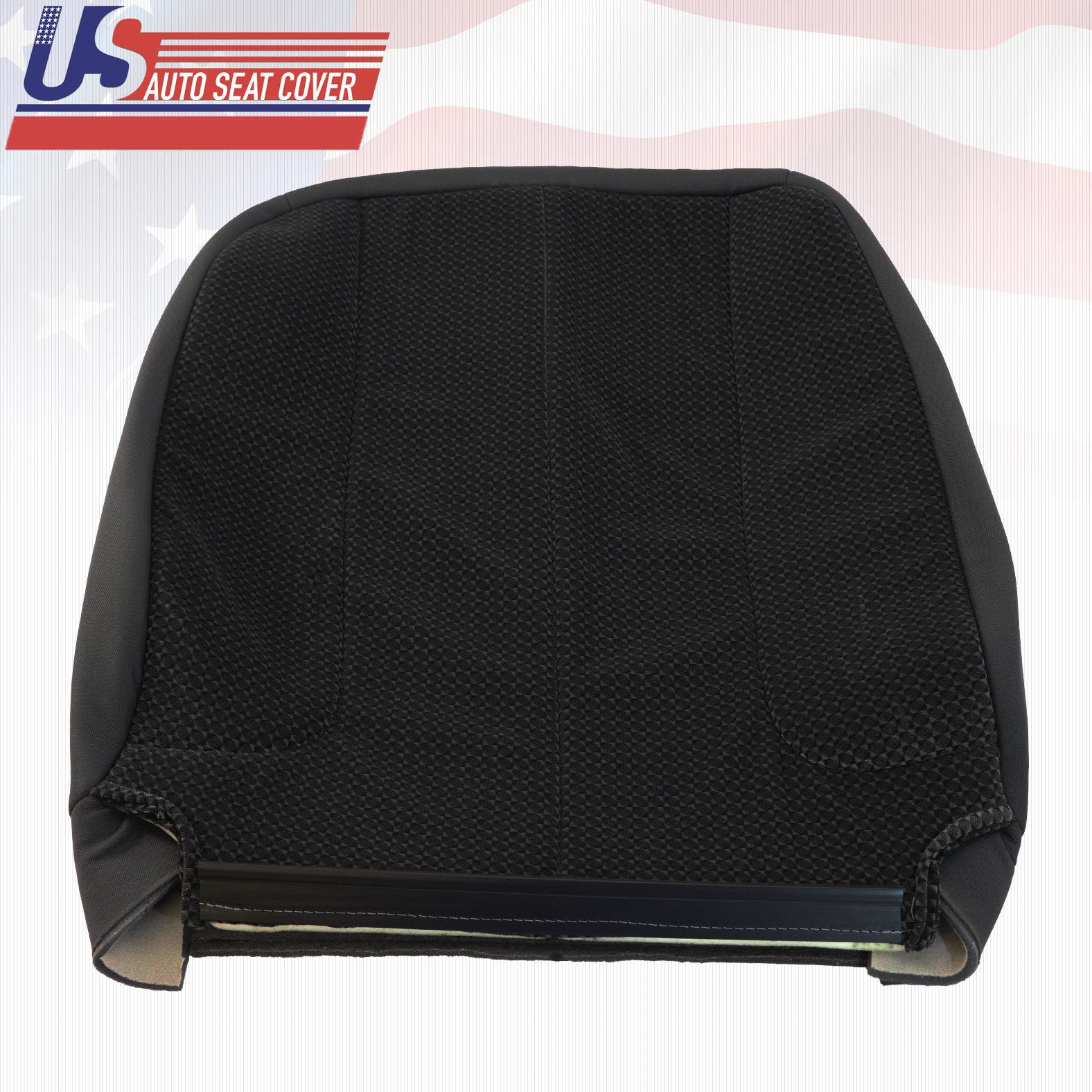 2002-2005 For Dodge Ram 1500 SLT Passenger Lean Back Cloth Seat Cover Dark Gray