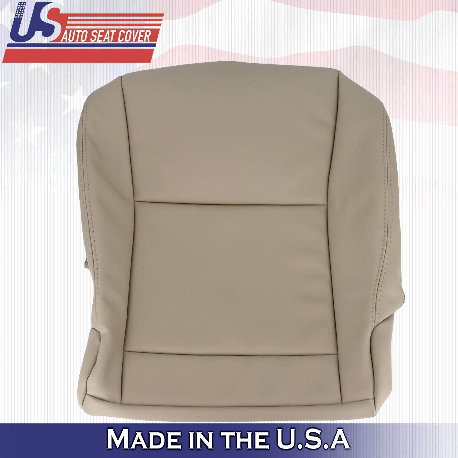 1995 to 1997 For Lexus LX450 Front Driver Top  Bottom Leather Seat Covers Tan
