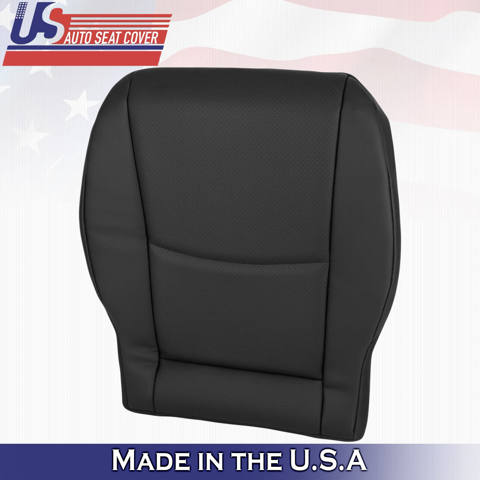 Fits 2001 2002 2003 2004 Mercedes Benz C Class Driver Bottom Leather Cover BLACK