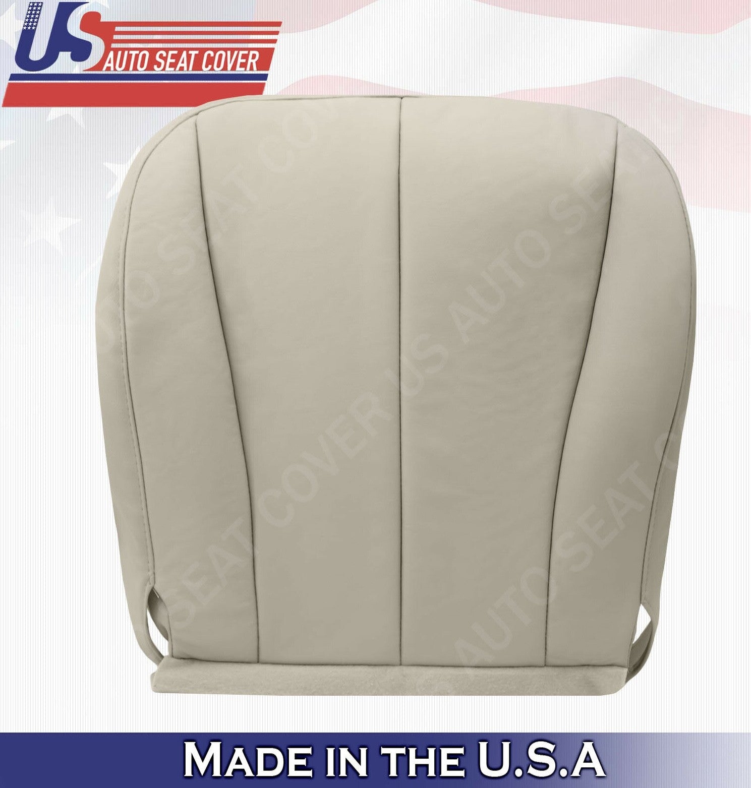 2007 to 2011 For Toyota Camry Driver Side Bottom Leatherette Seat Cover in Tan