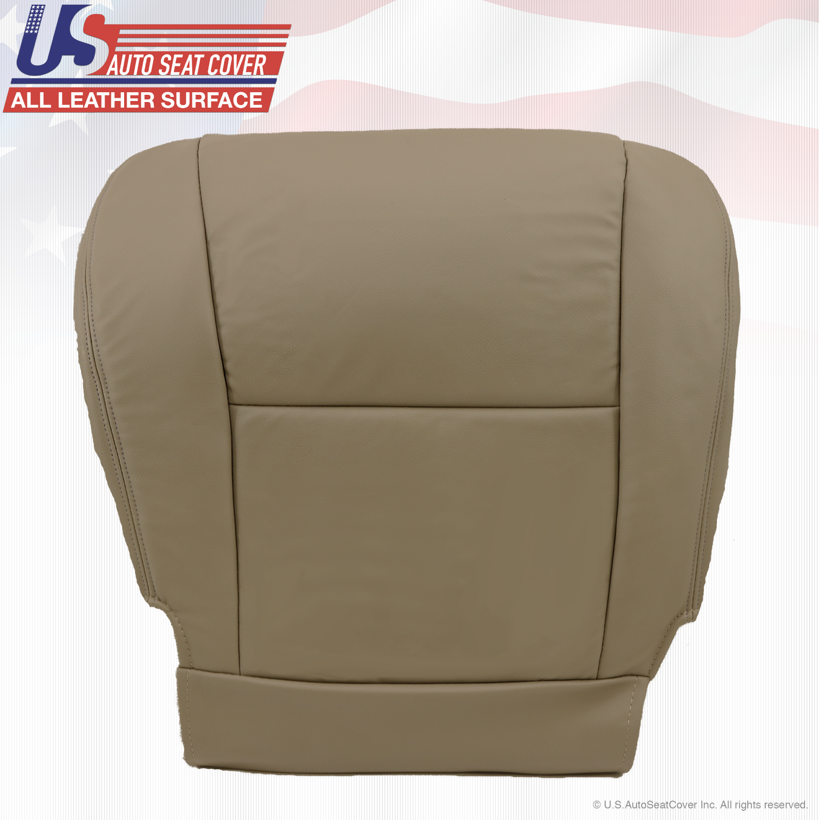 Passenger Replacement Bottom Leather Seat CoverTan For 2006 2007 Toyota Sequoia