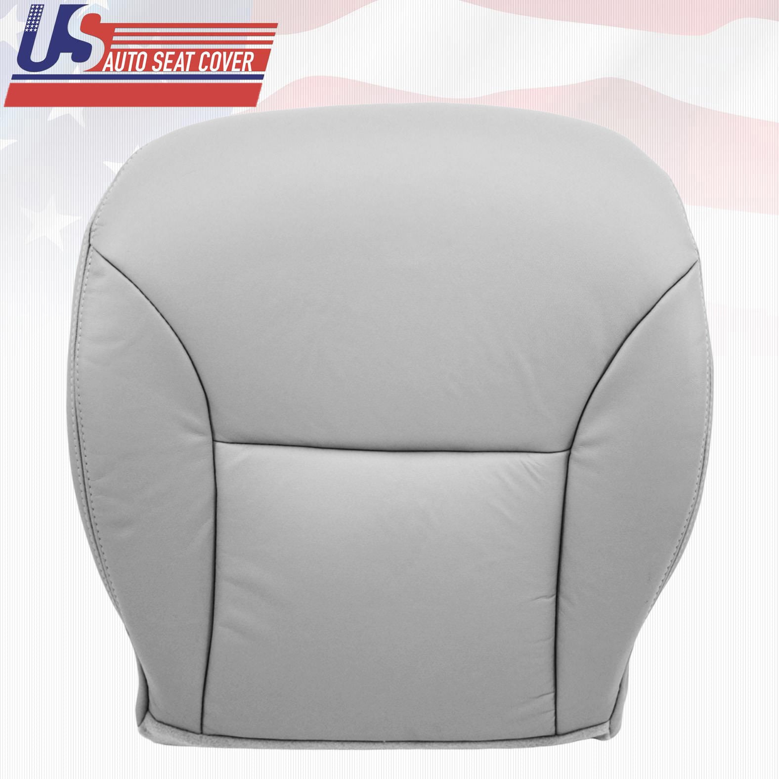 Fits 2002 - 2006 Lexus ES300 ES330 PASSENGER BOTTOM Leather Seat Cover Gray