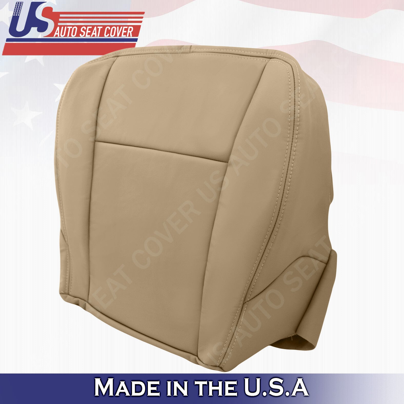 DRIVER Bottom Leather Seat Cover 2003 2004 2005 2006 2007 Cadillac CTS In "TAN"