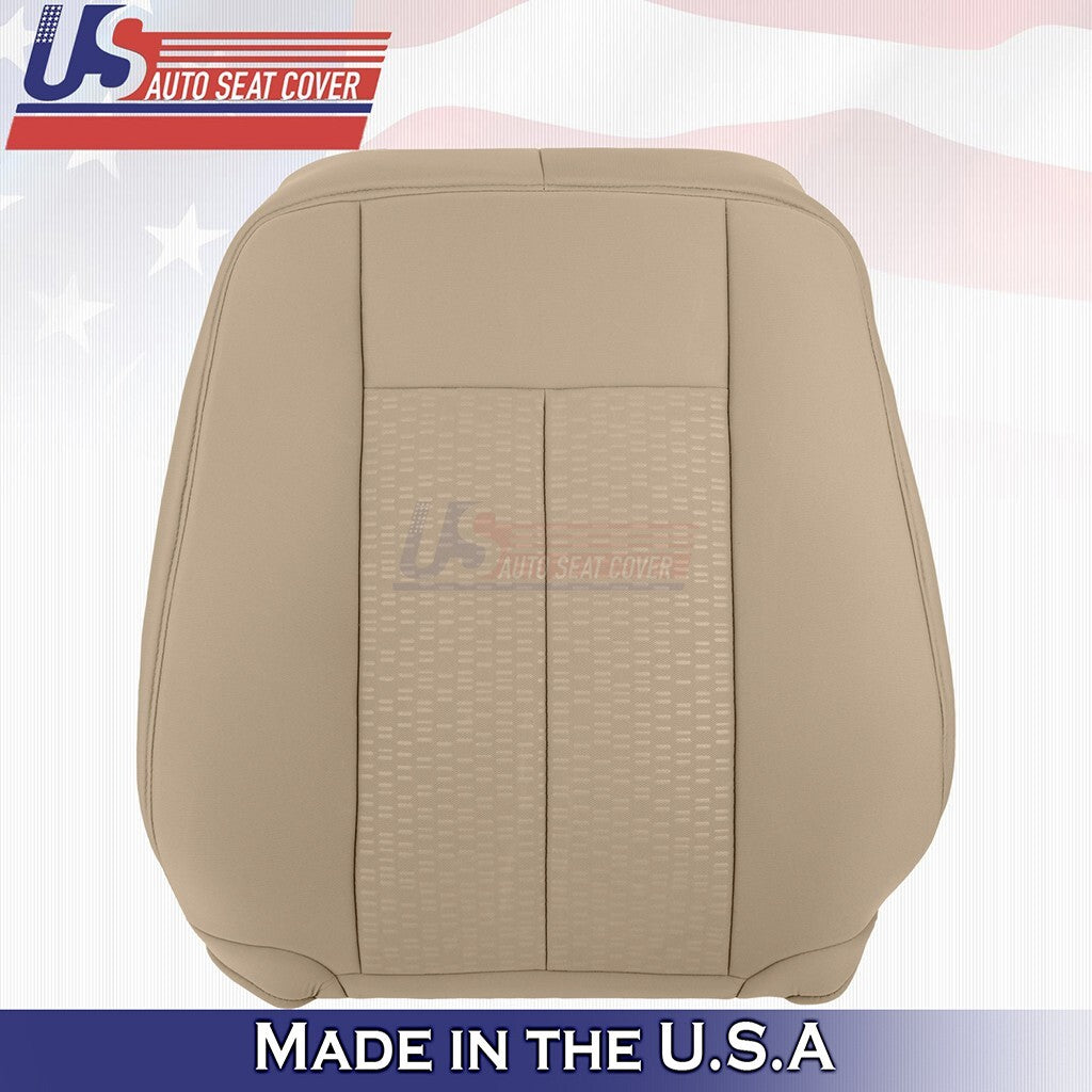 2007 to 2014 Fits Ford Expedition Front Set Tops & Bottoms Cloth Cover Camel Tan