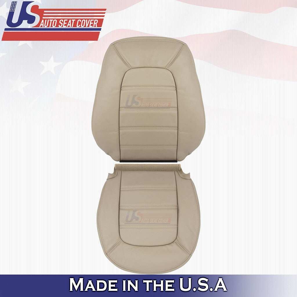 2002 2003 2004 2005 Fits Ford Explorer XLT Driver Top & Bottom Leather Cover Tan