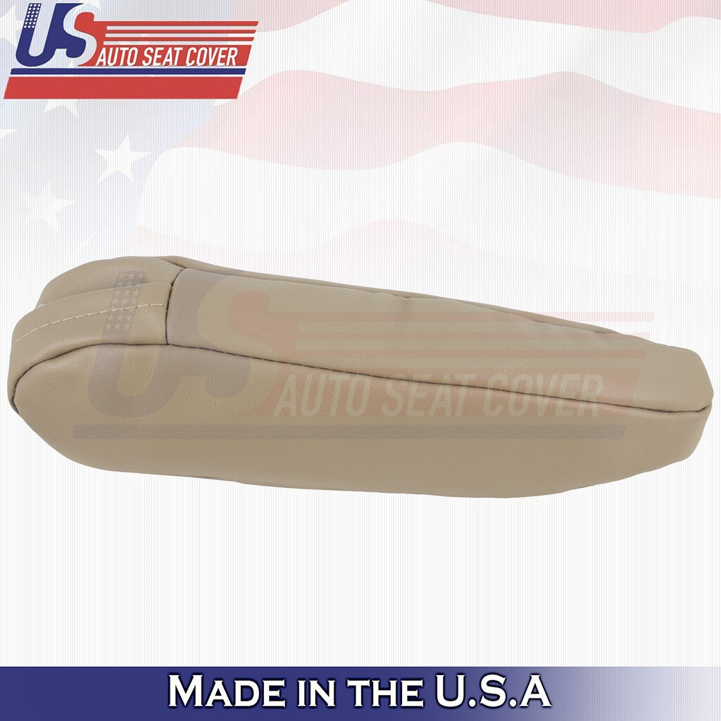 2009 to 2014 Fits Ford E150 Front Set Bottoms-Tops-Armrests Vinyl Cover Tan