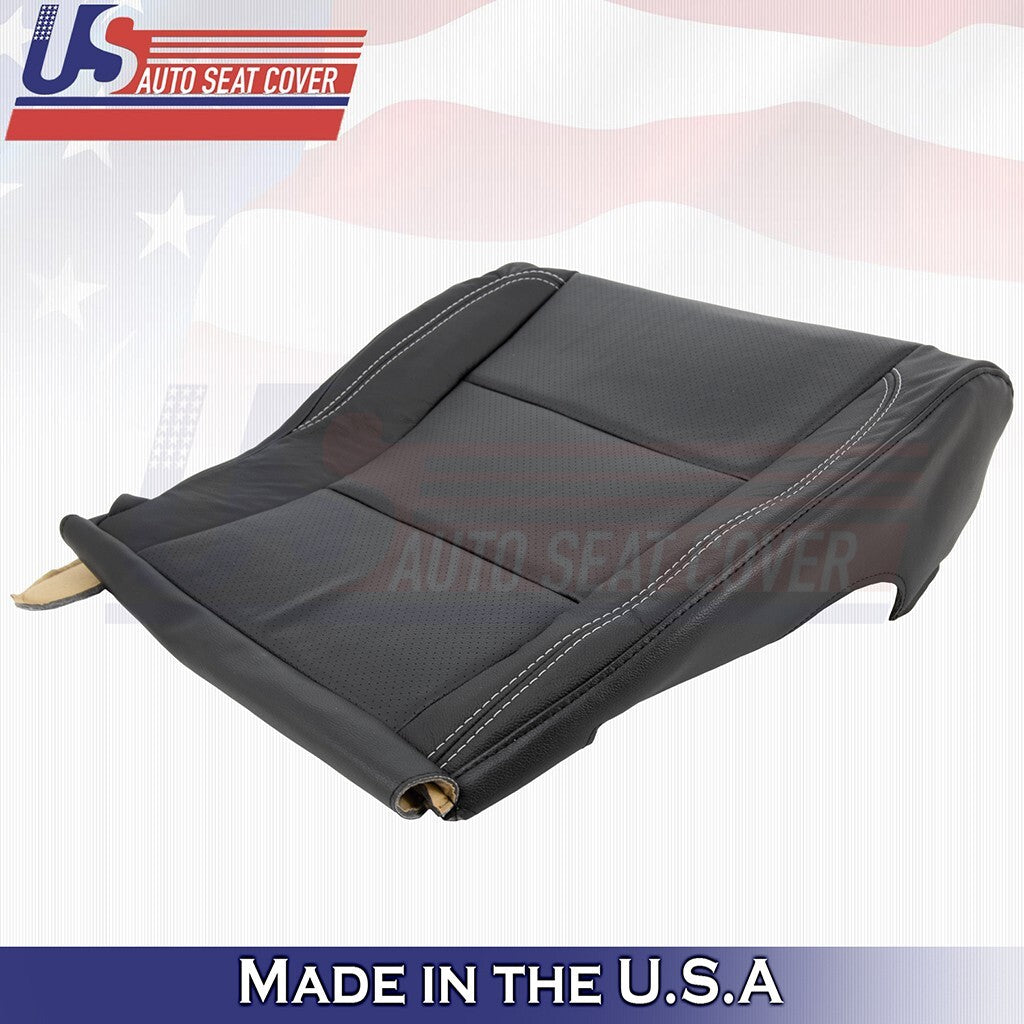 2013 to 2018 Fits Toyota Avalon Driver & Passenger Bottoms Leather Cover Black