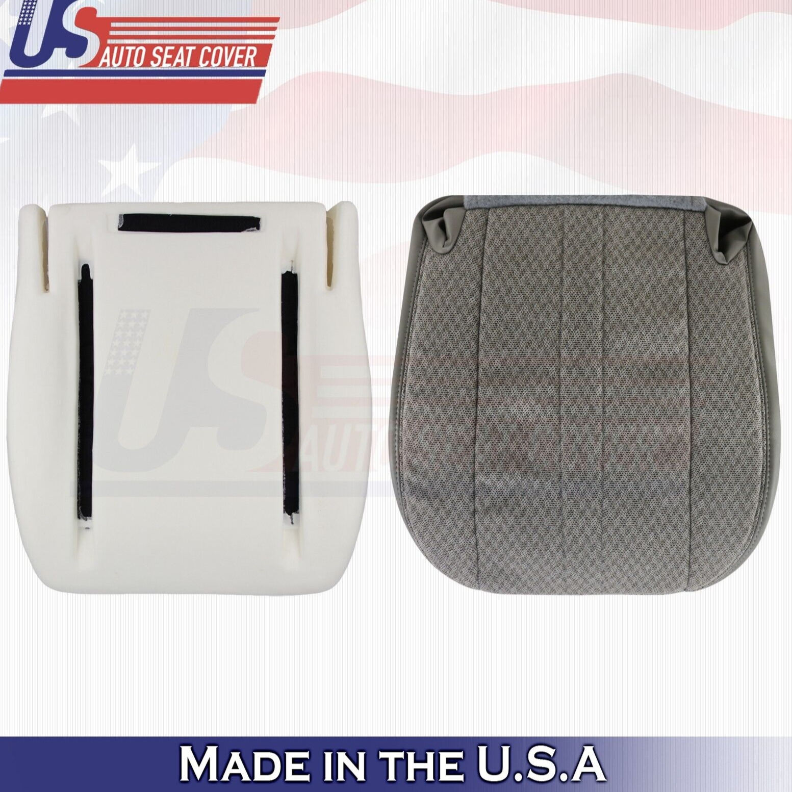 2013 2014 For Chevy Express 1500-3500 Passenger Bottom Cloth Cover & Foam Gray