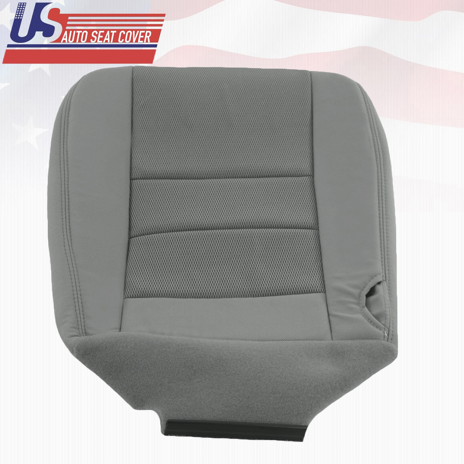 2003 to 2007 Fits Ford F-250 XLT Driver Side Bottom Cloth Cover 2tone Gray