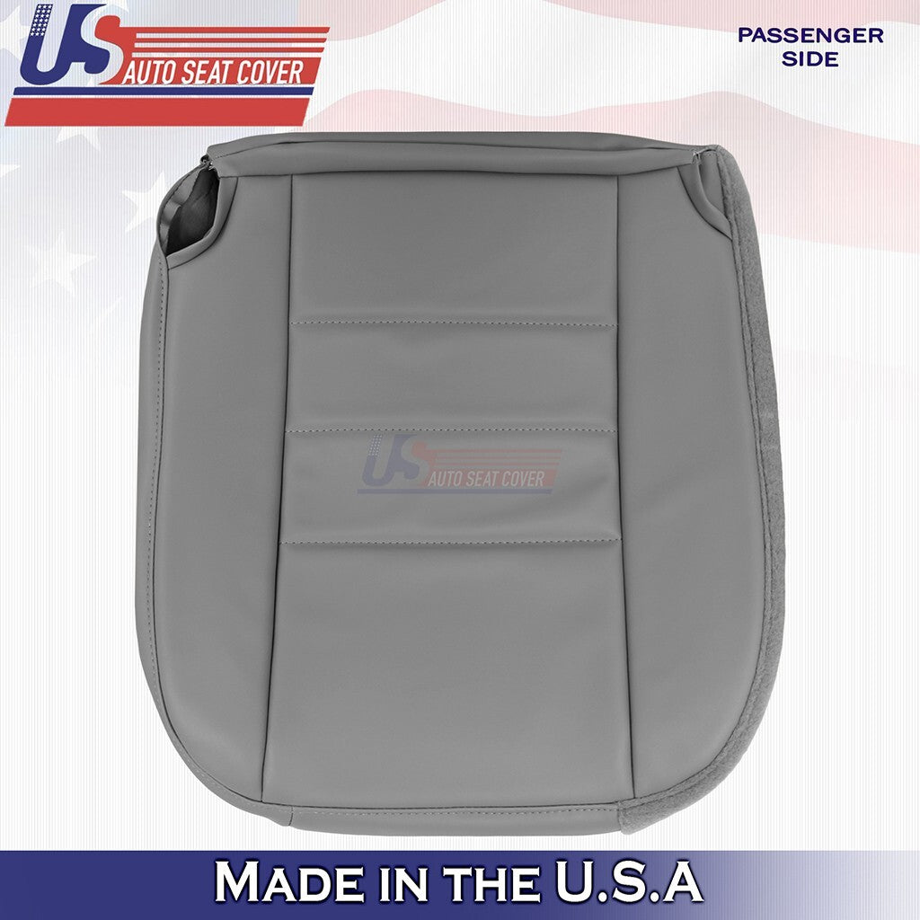 1997-2006 FITS Jeep Wrangler Passenger Bottom Leather Seat Cover Mist Gray
