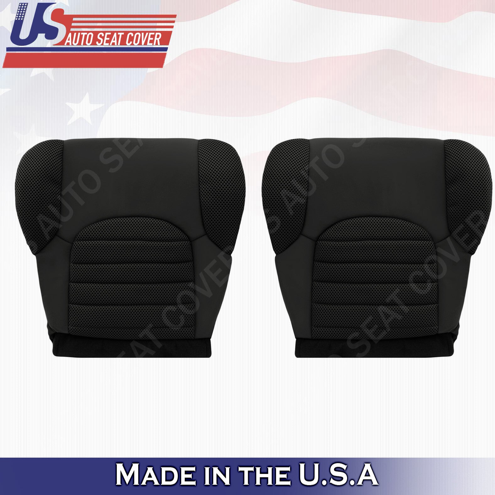 Driver Passenger Bottom Cloth Dark Gray Cover For 2007-2015 Nissan Pathfinder