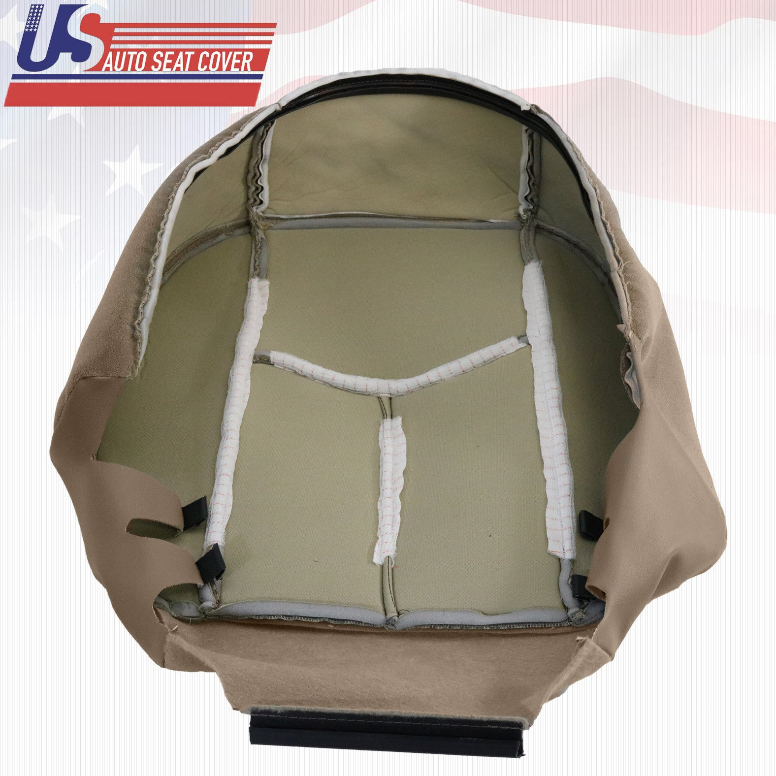 2003 to 2007 For Chevy Silverado 1500 Driver Bottom Cloth Seat Cover Tan