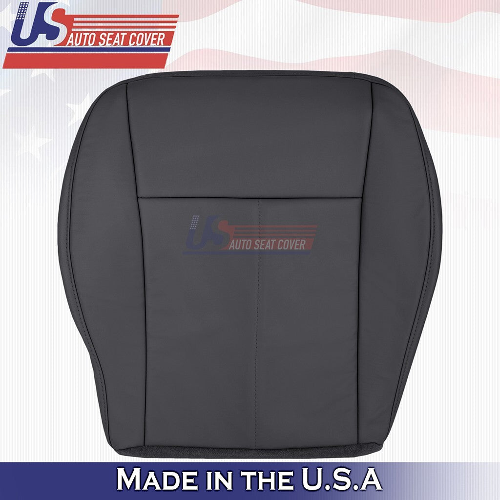2005 2006 For Chrysler 300C Front Driver Lower Genuine Leather Seat Cover Black