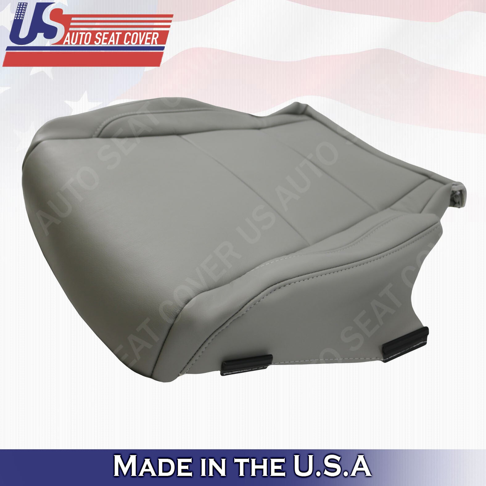 2019 2020 For Acura MDX Passenger Top & Bottom Leather Seat Covers Gray