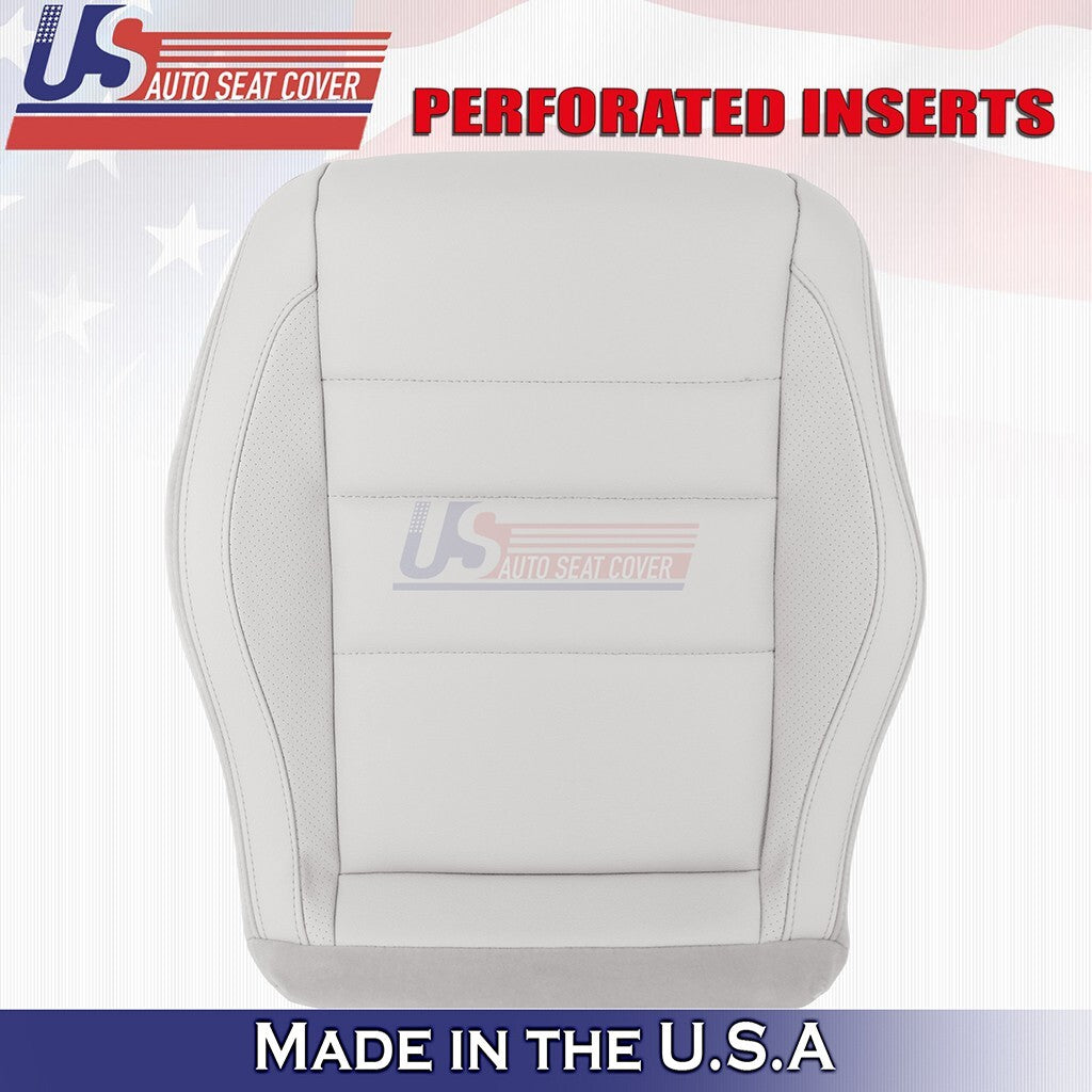 2010-2014 FITS Mercedes Benz E350 Convertible Driver Bottom Leather Cover Gray