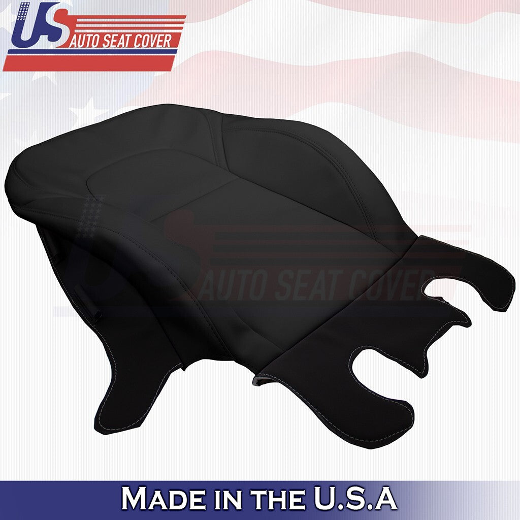 2020 to 2024 For Tesla Model Y Long Range Driver Bottom & Top Vinyl Cover Black
