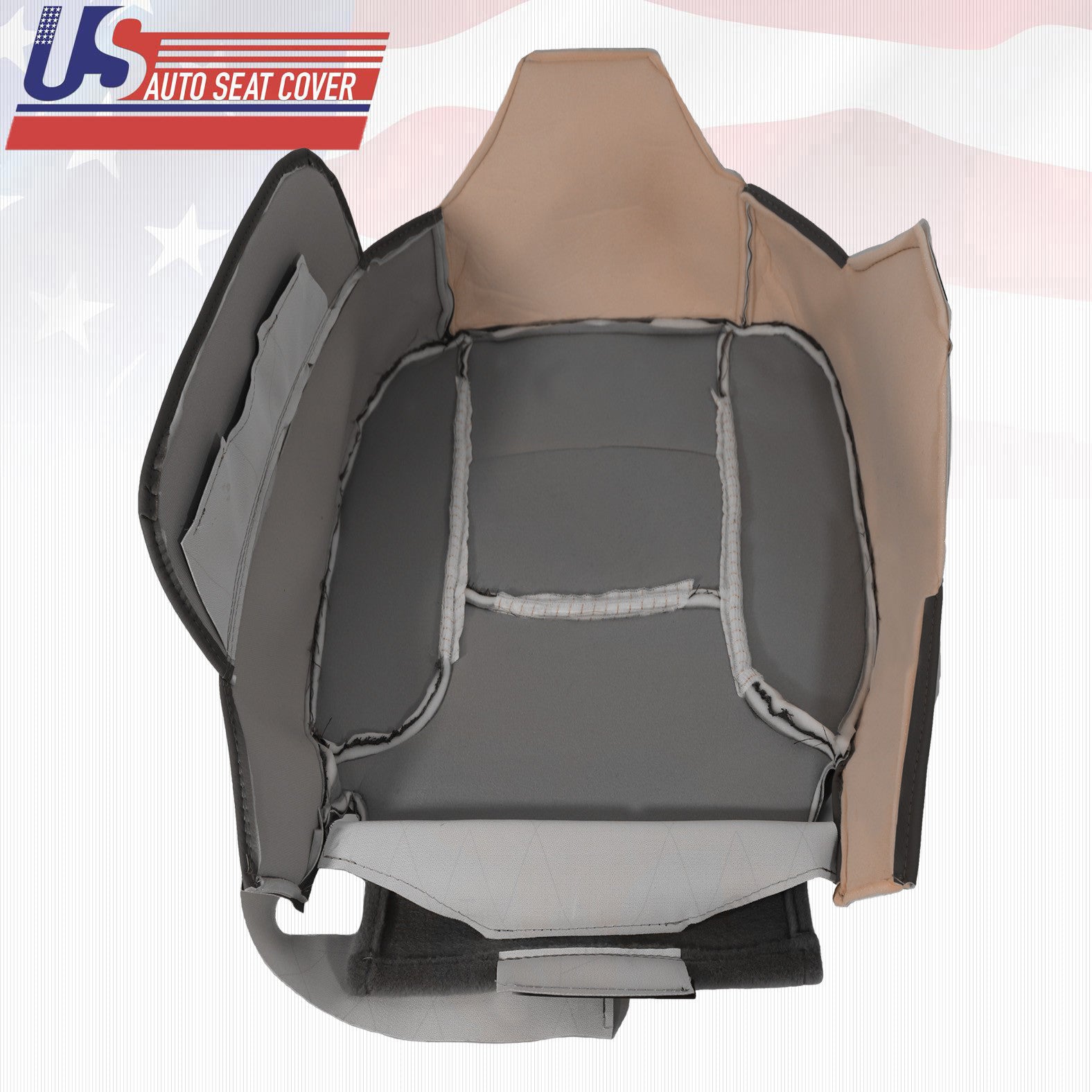 2003 2004 2005 Fits Dodge Ram 2500 ST Passenger Bottom Fabric Seat Cover Taupe