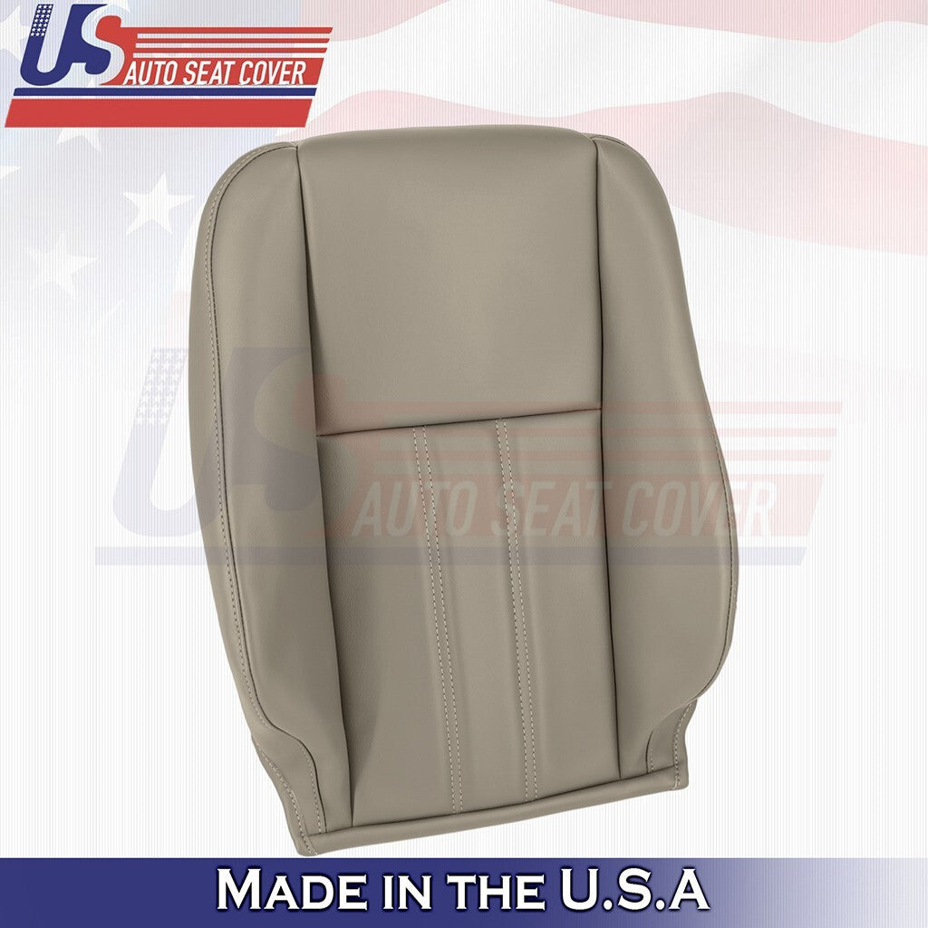 2008 to 2016 Fits Chrysler Town & Country Driver Top Bottom Leather Cover Tan
