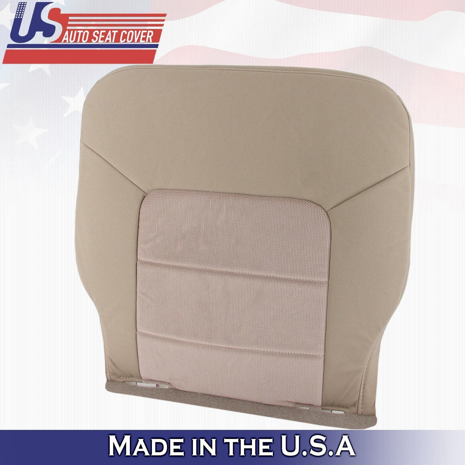 2003 2004 For Ford Expedition XLT Front Passenger Top & Bottom Cloth Covers Tan
