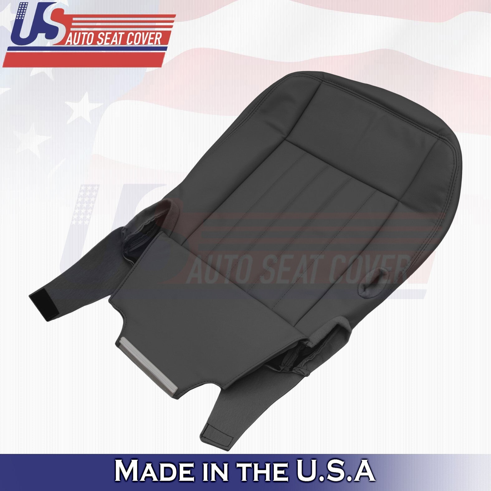 2003 2004 2005 Fits Lincoln Town Car Driver Bottom Leather Seat Cover Black
