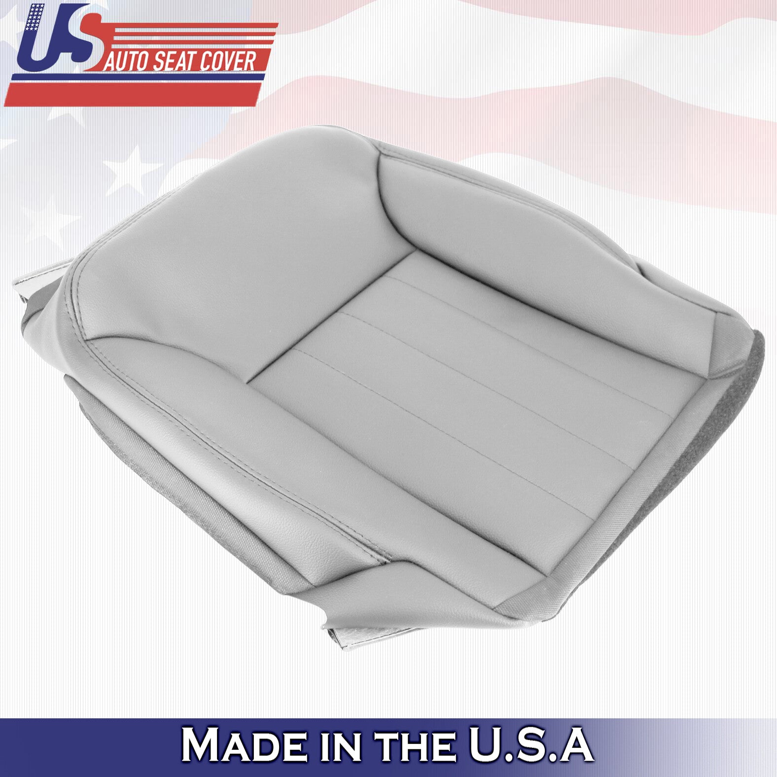 2006 To 2008 For Mercedes Benz ML500 Driver Passenger Bottom Leather Covers Gray