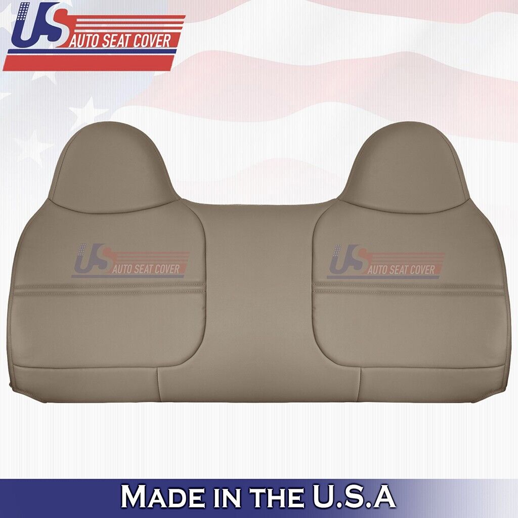 1999 2000 2001 Fits Ford F250XL WT Bench Lean Back Synthetic Leather Cover Tan