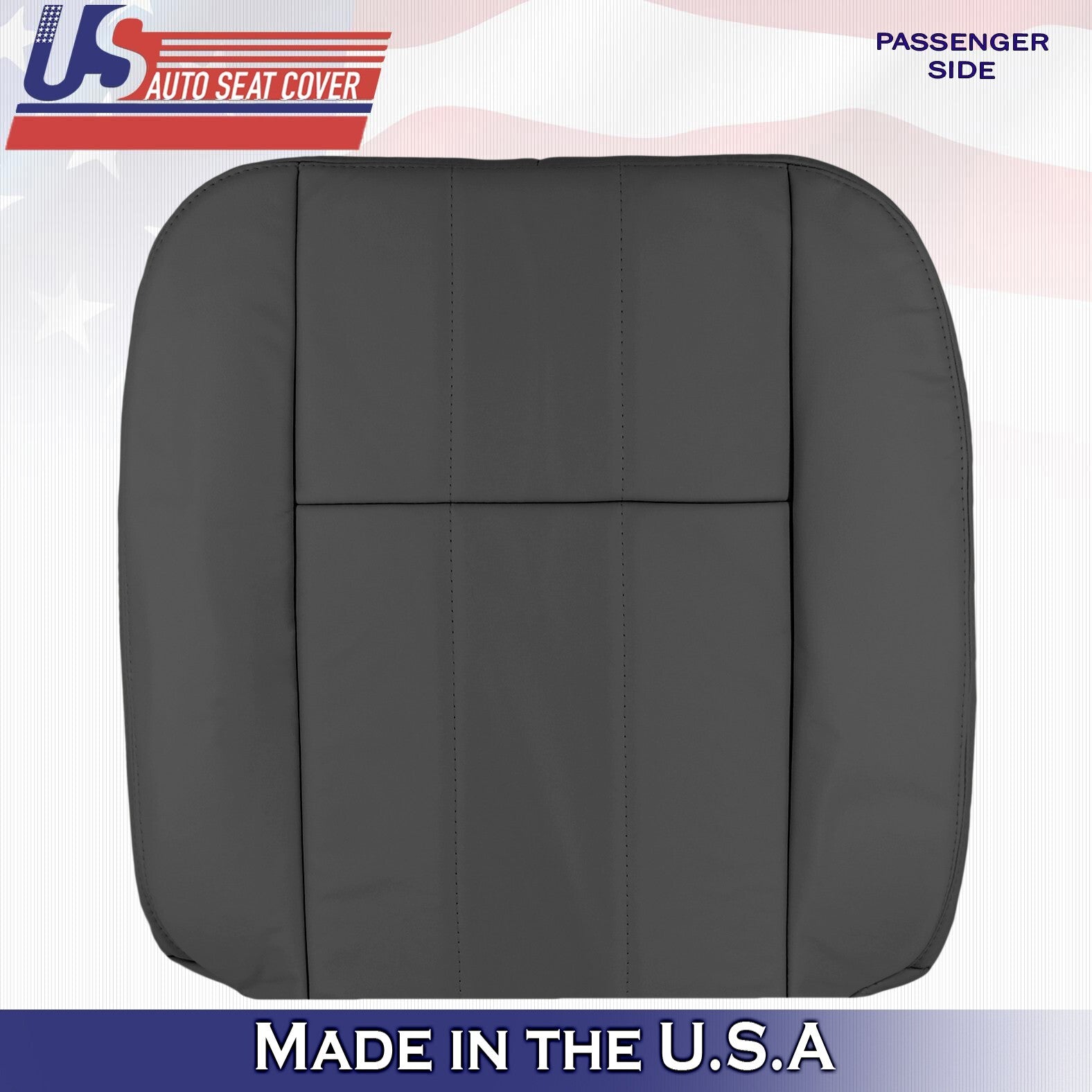 2003 to 2011 For Mercury Grand Marquis Driver & Passenger Top Leather Covers BLK
