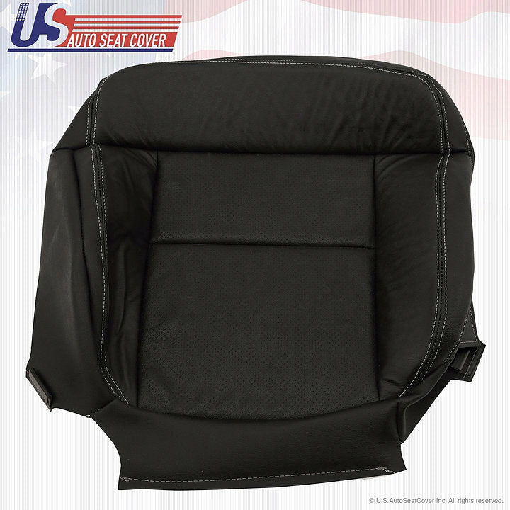 2007 2008 Ford F-150 Lariat FX 4 XLT FX 2 Driver Bottom Leather Seat-Cover Black