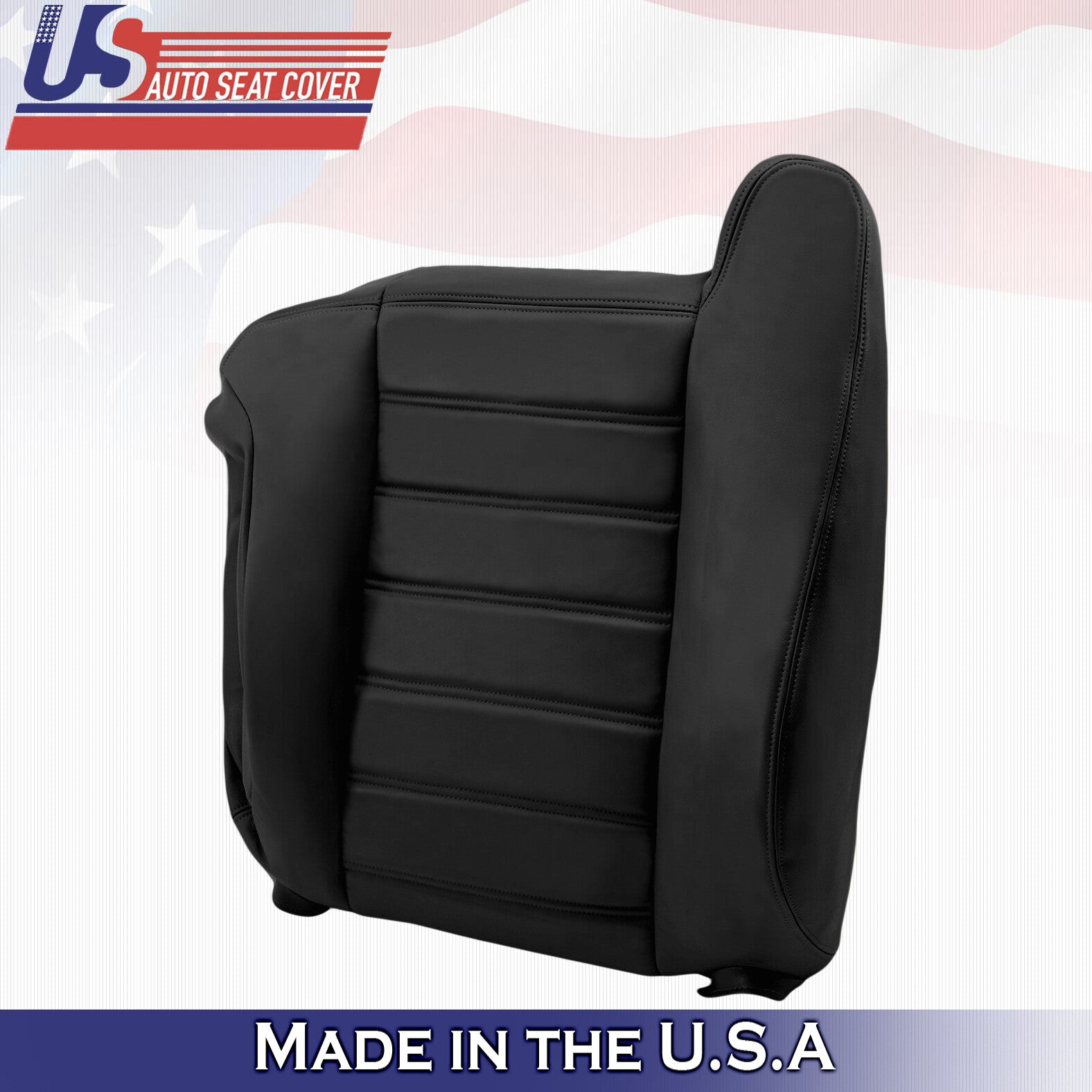 2003 2004 2005 For Hummer H2 Driver Side Top Leather Seat Cover in Black