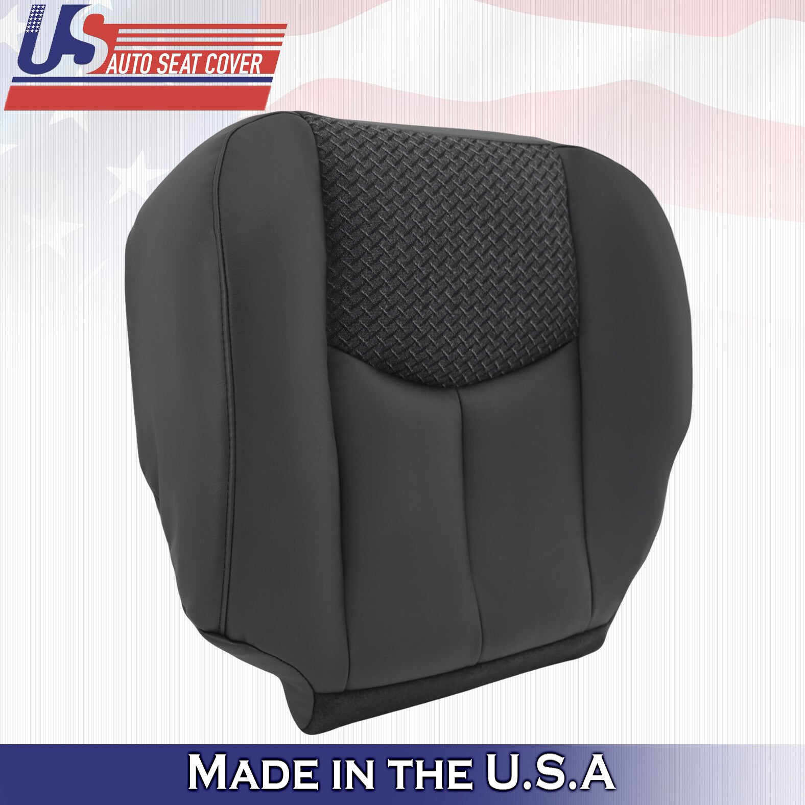 Chevy Avalanche 1500 2500 LT DRIVER Bottom Leather/Cloth Cover DK Gray 2003 2004