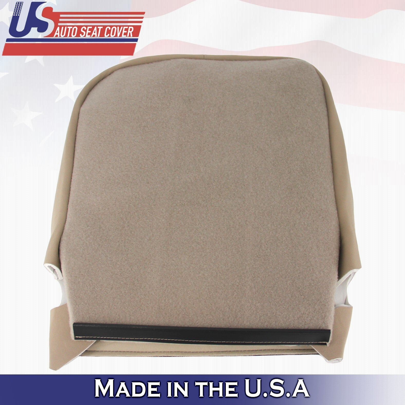 2003 2004 For Ford Expedition XLT 2nd Row Driver Side Top Cloth Seat Cover Tan