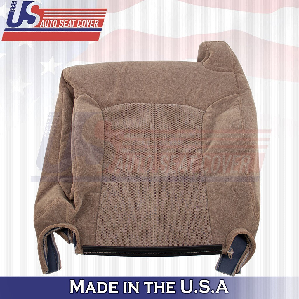 1999 to 2002 Fits Chevy Silverado Driver & Passenger Tops Cloth Cover Dark Tan