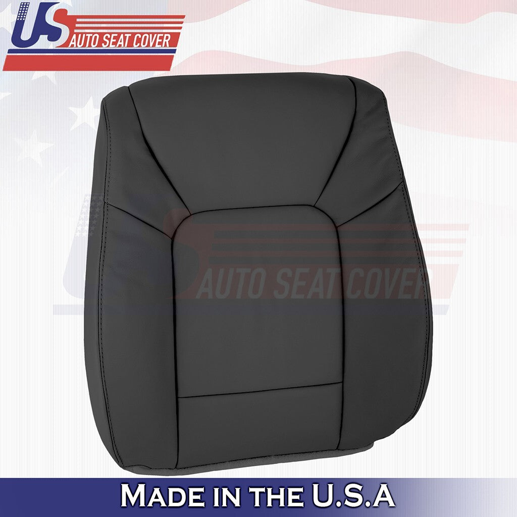 Driver & Passenger Tops Leather Seat Covers Black 2009 2010 2011 For Honda Pilot