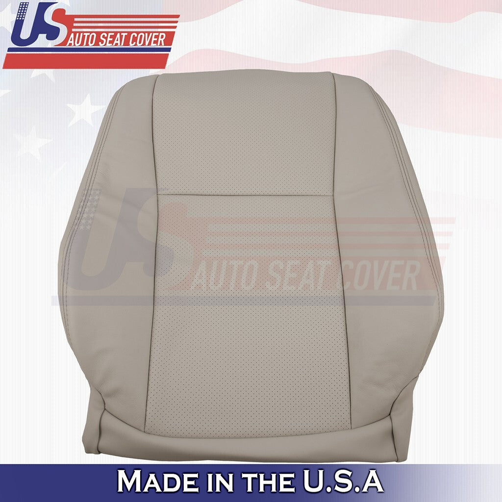 2007 to 2012 For Lexus LS460 Driver Bottom-Top Perf Leather Cover Cashmere Tan