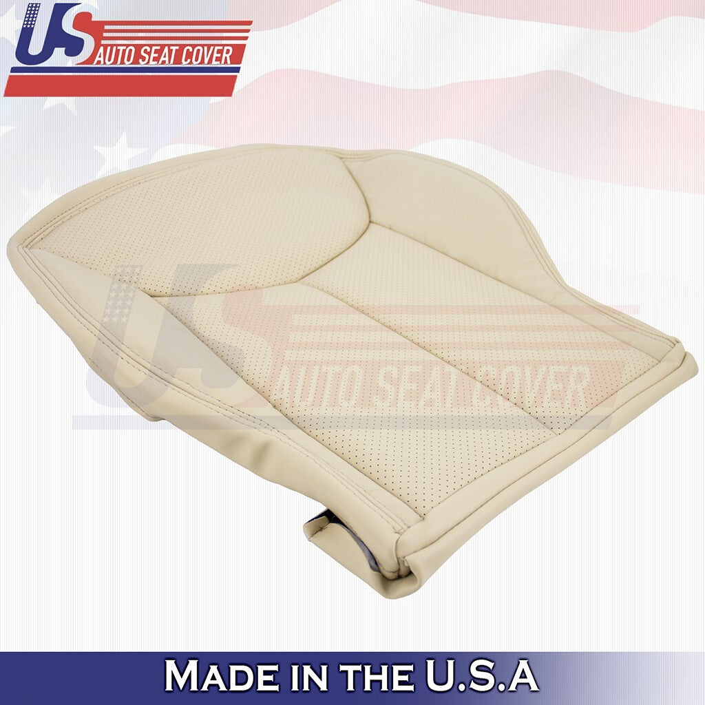 2003 to 2007 Fits Mercedes Benz SL500 Driver Bottom Perf Leather Cover Beige