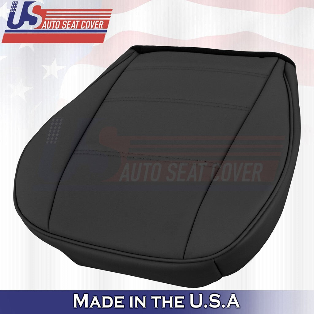 1999 to 2003 For Ford Mustang V6 Driver & Passenger Bottom Leather Covers Black