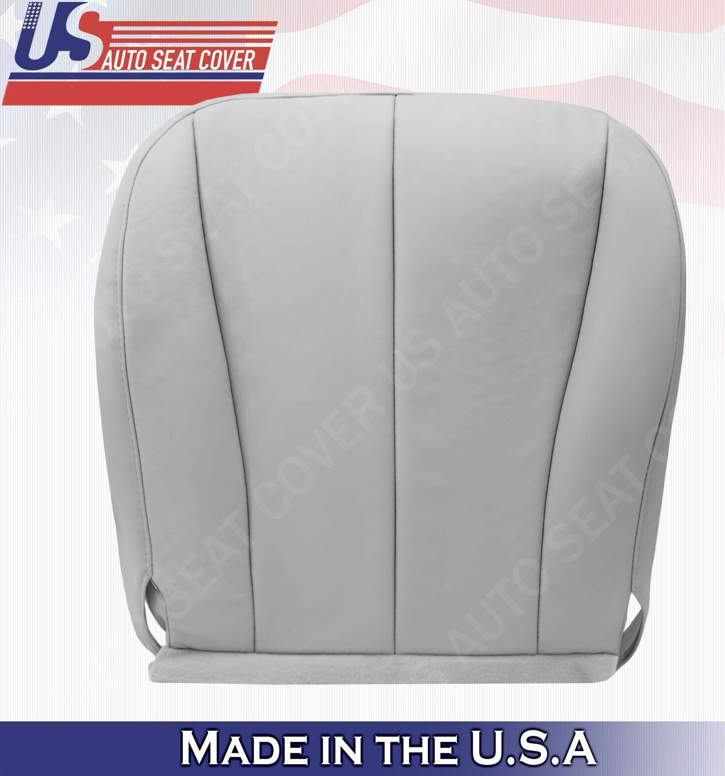 2007 to 2011 For Toyota Camry Passenger Side Bottom Leather Seat Cover in Gray
