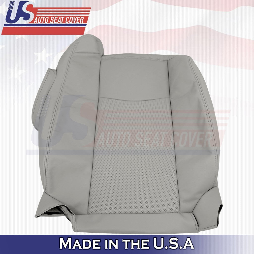 2004 to 2009 Fits Cadillac SRX Front Driver Passenger 2x Tops Leather Cover Gray