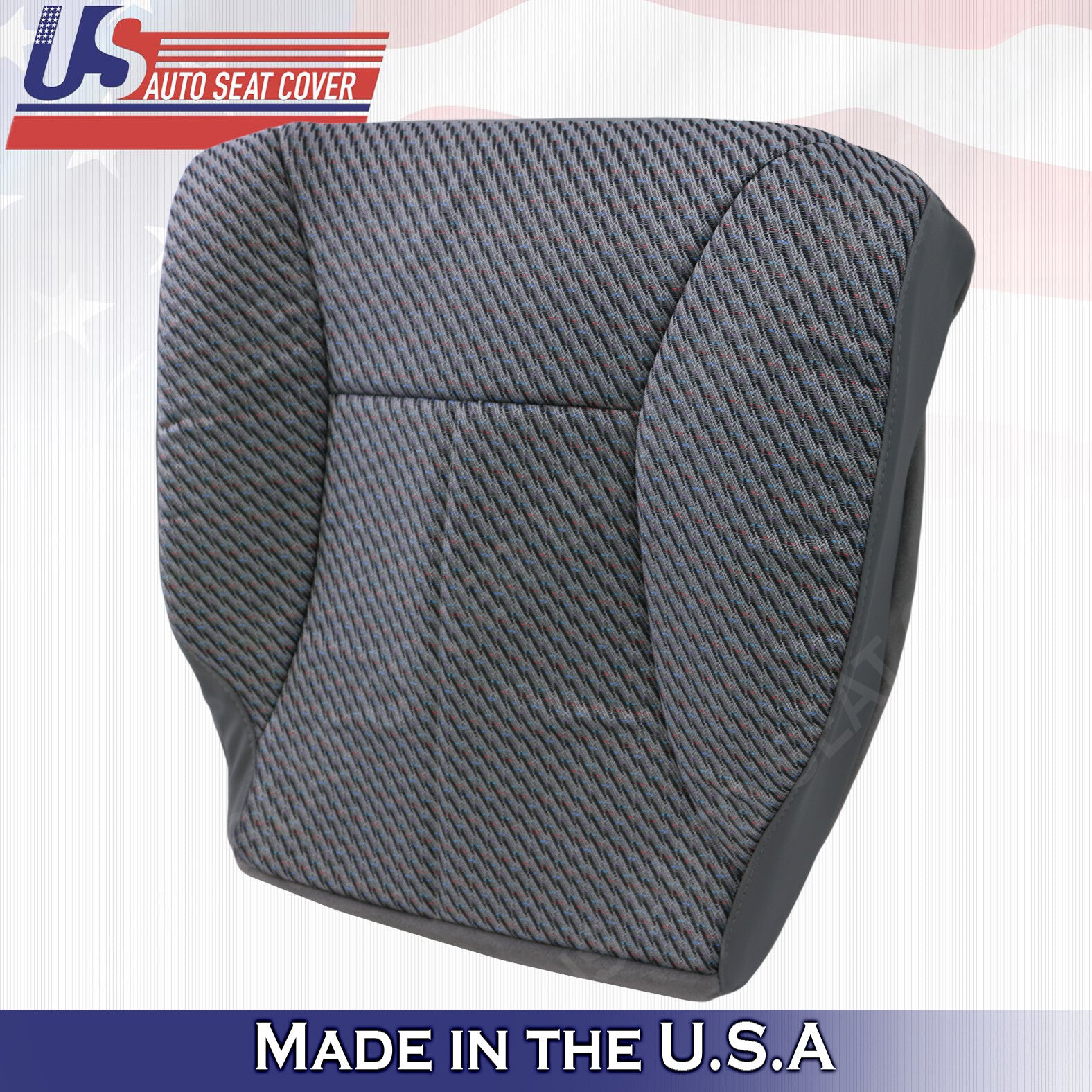 DRIVER BOTTOM CLOTH COVER DK GRAY+FOAM CUSHION 1998-2002 FOR Dodge Ram EXT CAB