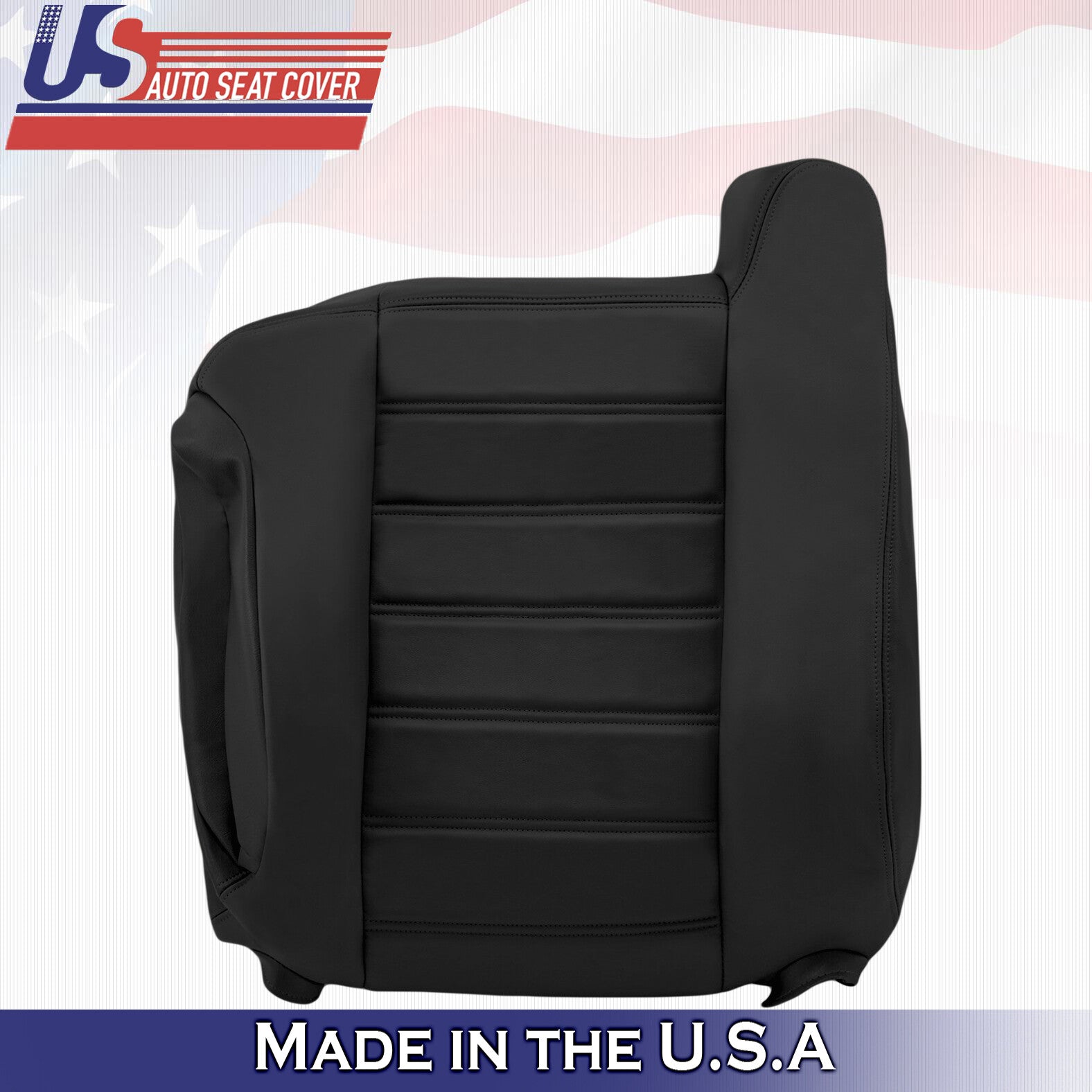 2003 2004 2005 For Hummer H2 Driver Side Top Leather Seat Cover in Black