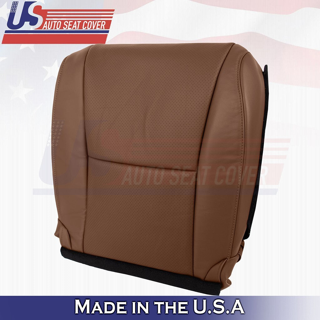 2013 2014 2015 For Lexus RX350 Driver Bottom & Top Perf Leather Cover Saddle