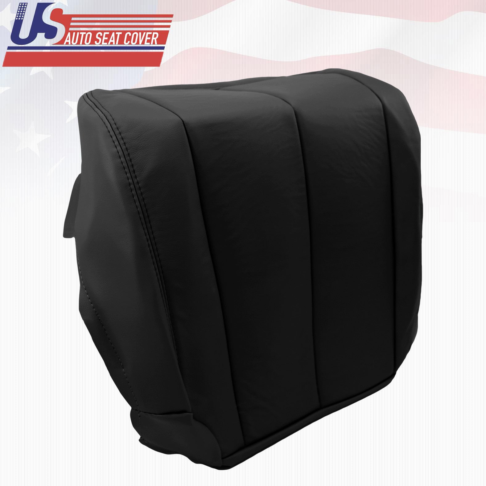 2003 - 2007 Driver & Passenger Bottom Leather Seat Cover Black For Nissan Murano