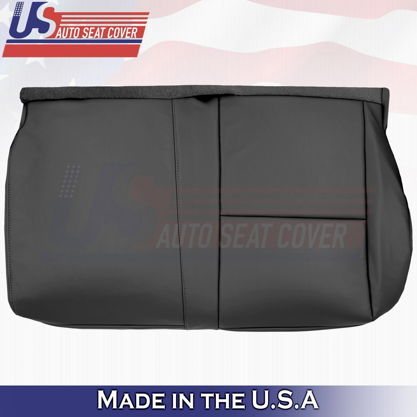 2007-2010 Fits Toyota Tundra Rear Driver & Passenger Bottoms Leather Cover Gray