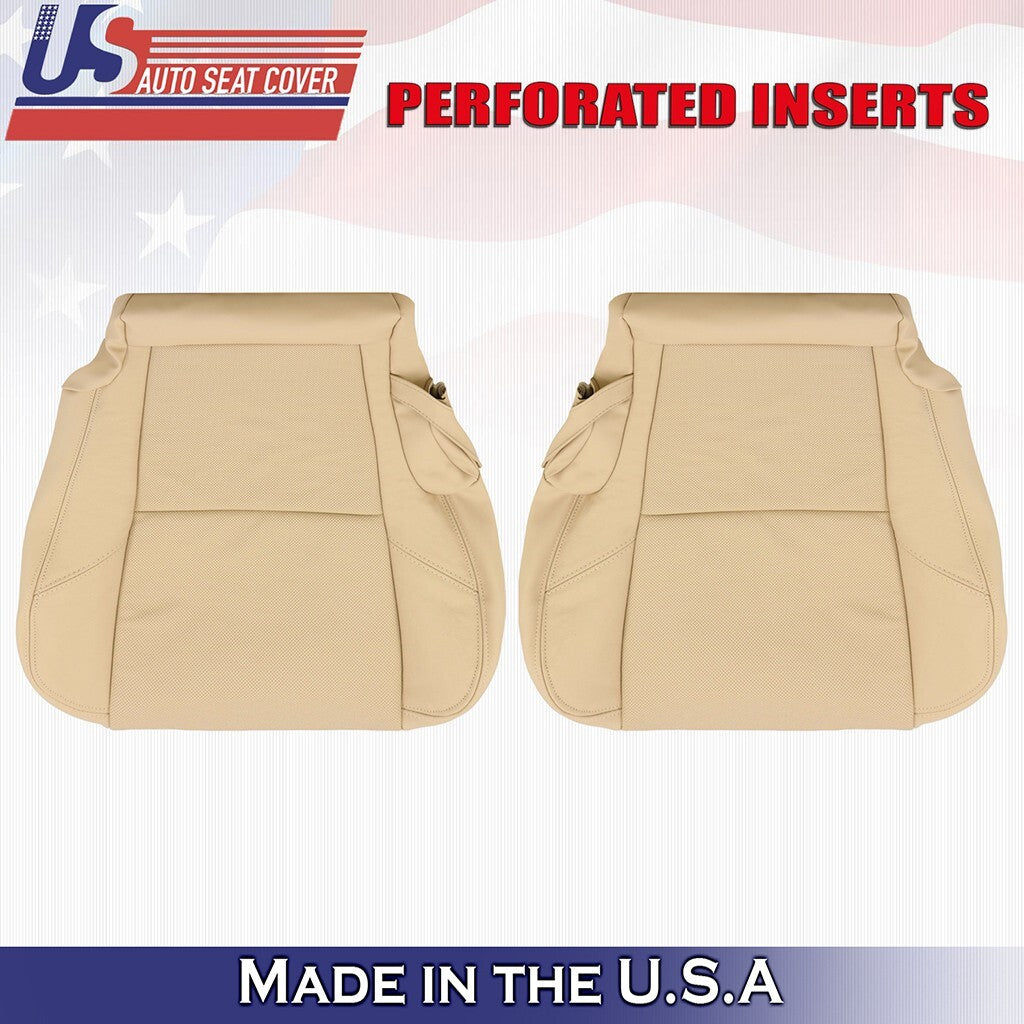 2009-2014 Fits Cadillac Escalade 2nd Row Bottom Set Leather Seat Cover Tan