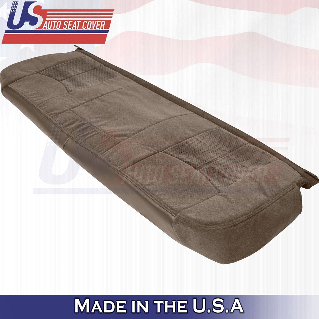 2003 2004 For Chevy Silverado Rear Bench Bottom Cloth Seat Cover Medium Tan