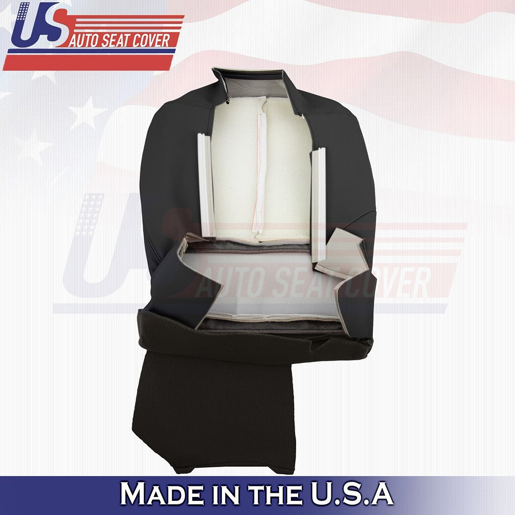 2015 to 2023 For Nissan Murano Driver & Passenger Bottoms Leather Cover Black
