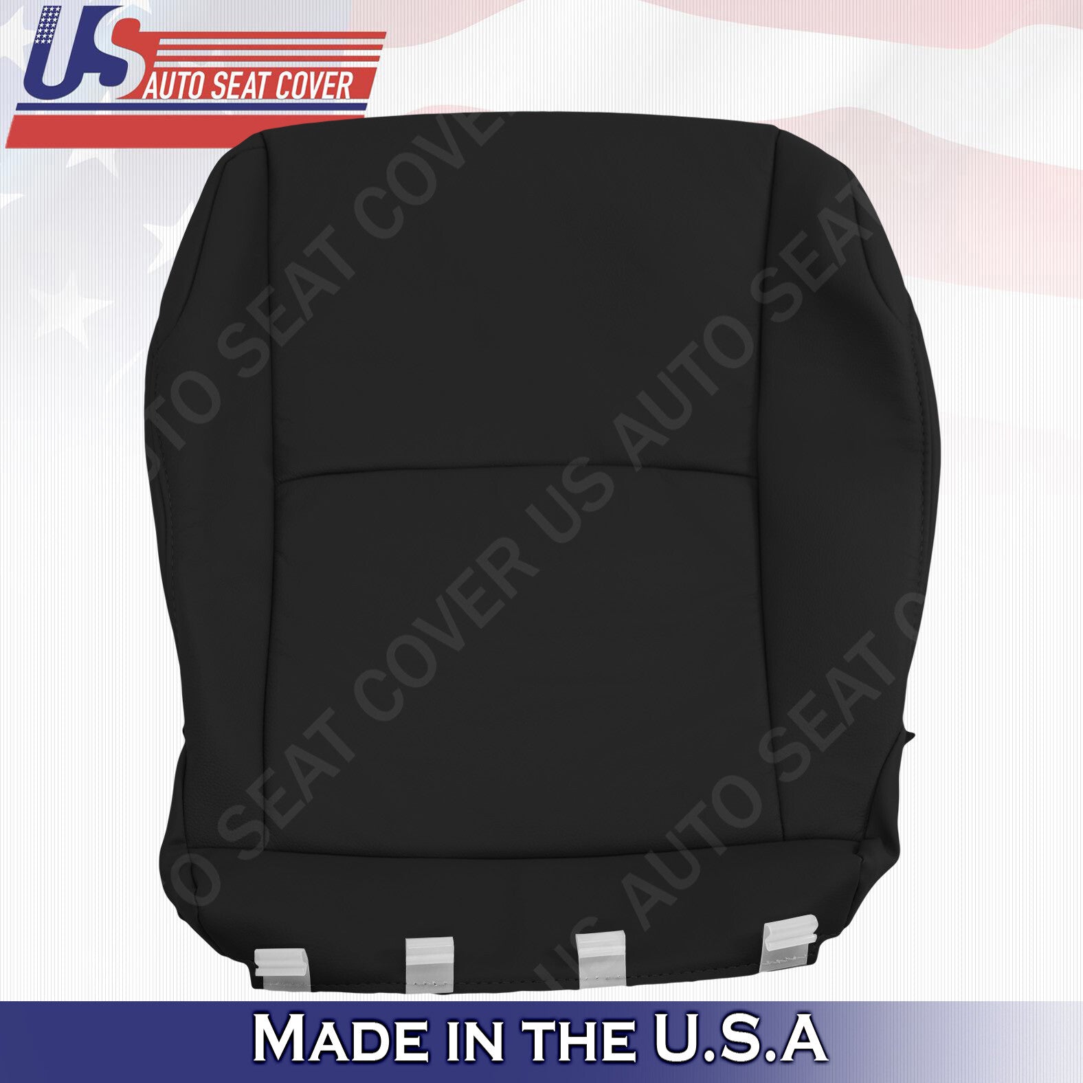Driver & Passenger Bottoms Leather Covers Black Fits Toyota 4Runner 2010 to 2014