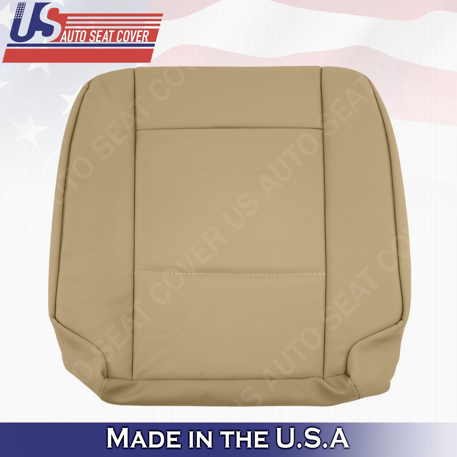 PASSENGER BOTTOM LEATHER SEAT COVER TAN FOR 2002 2003 2004 2005 2006 BMW 5 Serie