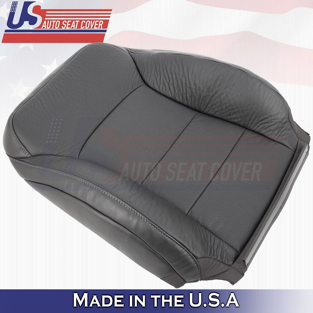 2016 to 2020 Fits Chevy Malibu Driver & Passenger Tops Leather Cover Black